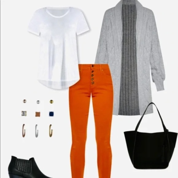 NEW  Thick Midi Length a.n.a Women  Long Sleeve Open Front Cardigan COAT L - Picture 6 of 11